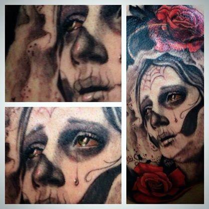 Tattoos - Day of dead tattoo - 96223